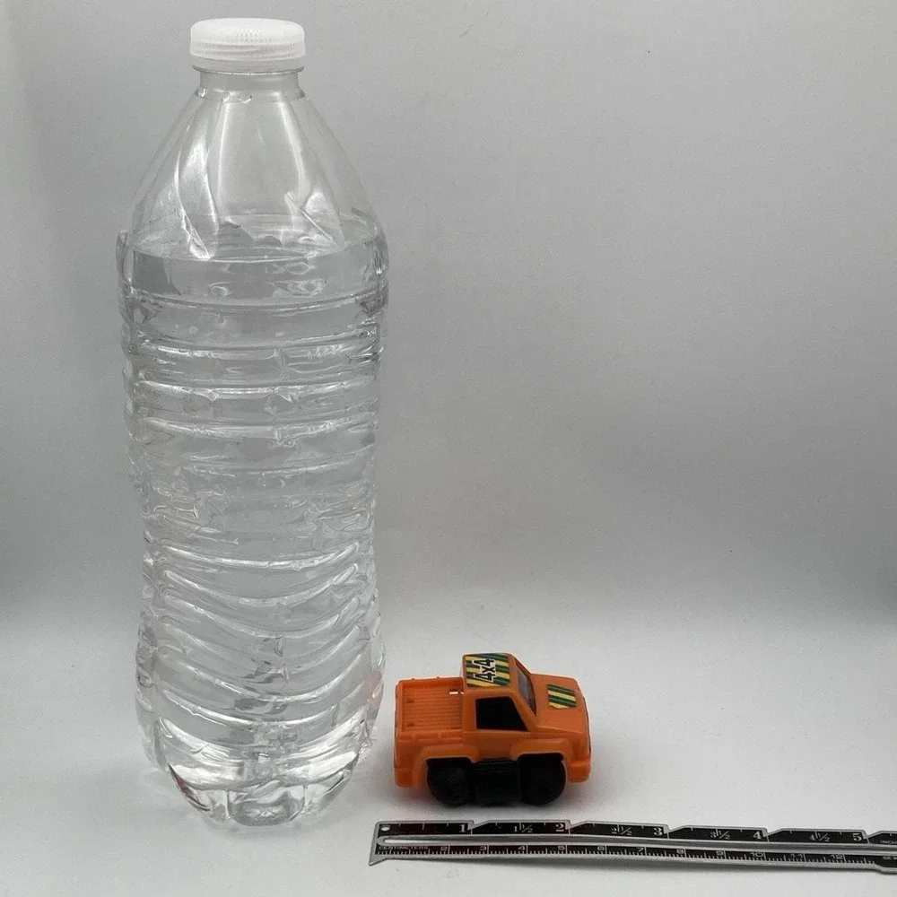 Vtg 1986 Tonka Maniacs Crazy 8s Orange 4x4 Pickup Truck Pullback Toy Car⁠